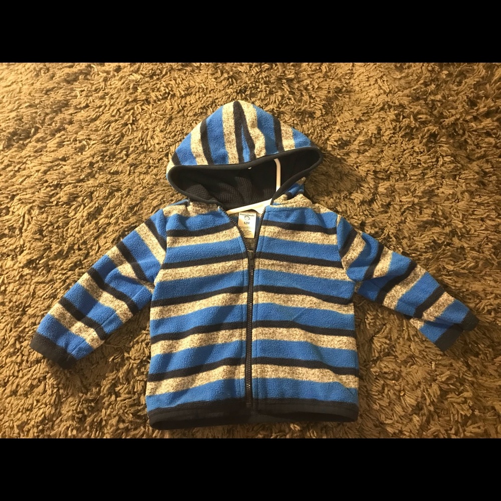 Striped Fleece Jacket